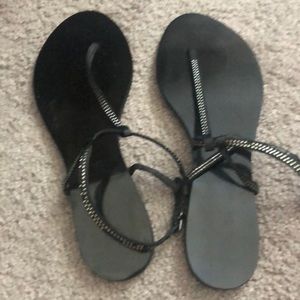 Black sandals